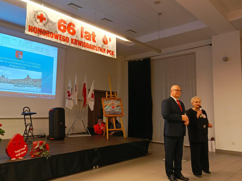 Obchody Dni Honorowego Krwiodawstwa i 105-lecie PCK w Ostródzie