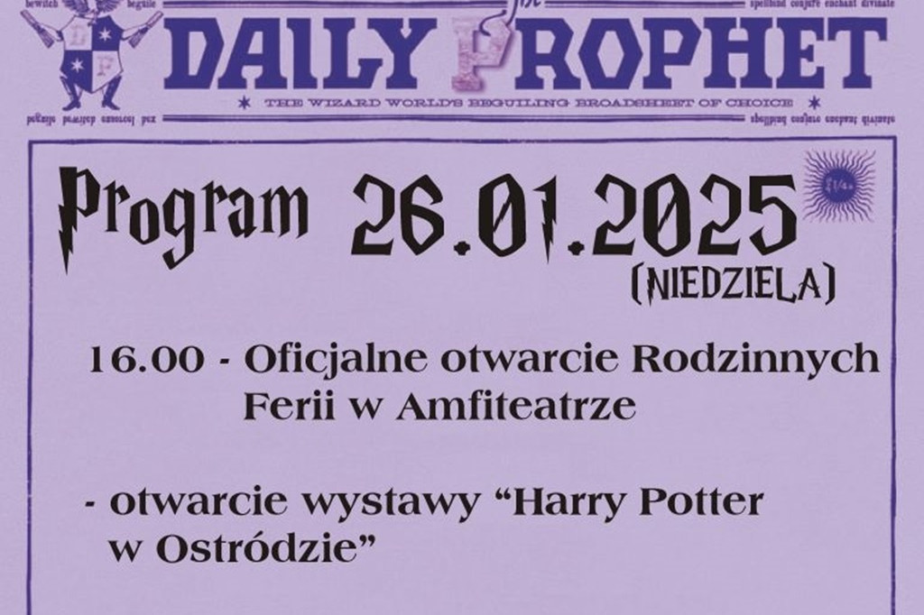 Rodzinne ferie w amfiteatrze z Harrym Potterem