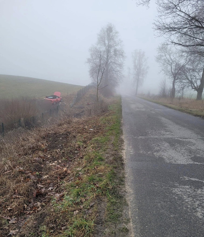 Poważny wypadek między Miłomłynem a Bynowem!
