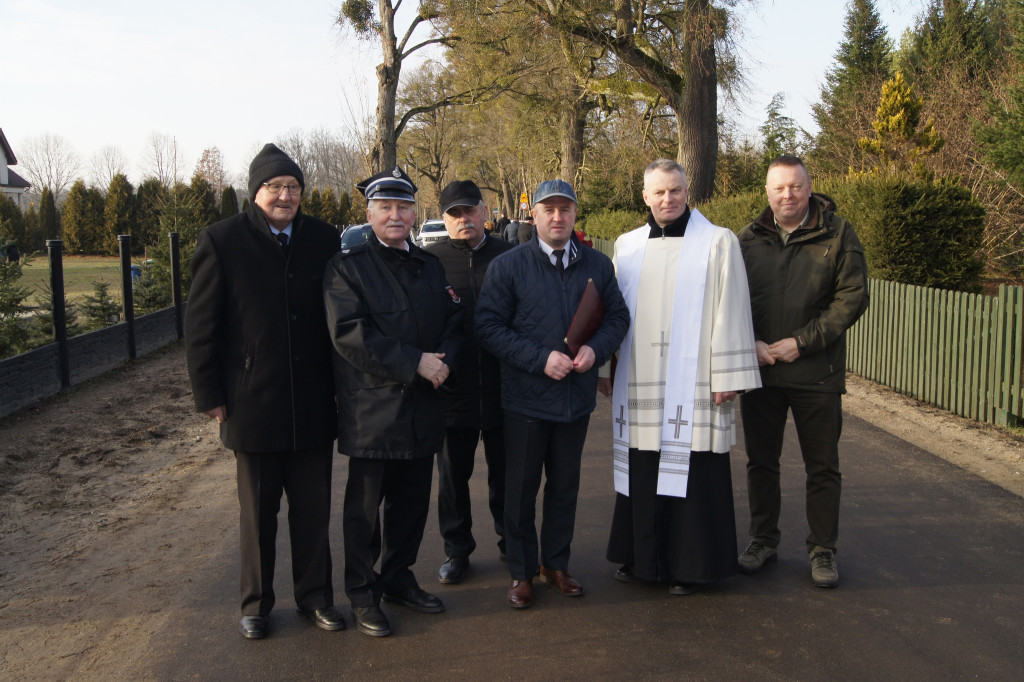 Uroczyste otwarcie inwestycji drogowych w Gmienie Łukta