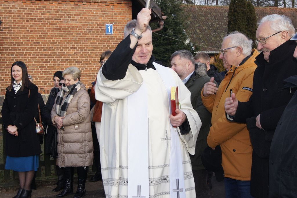 Uroczyste otwarcie inwestycji drogowych w Gmienie Łukta