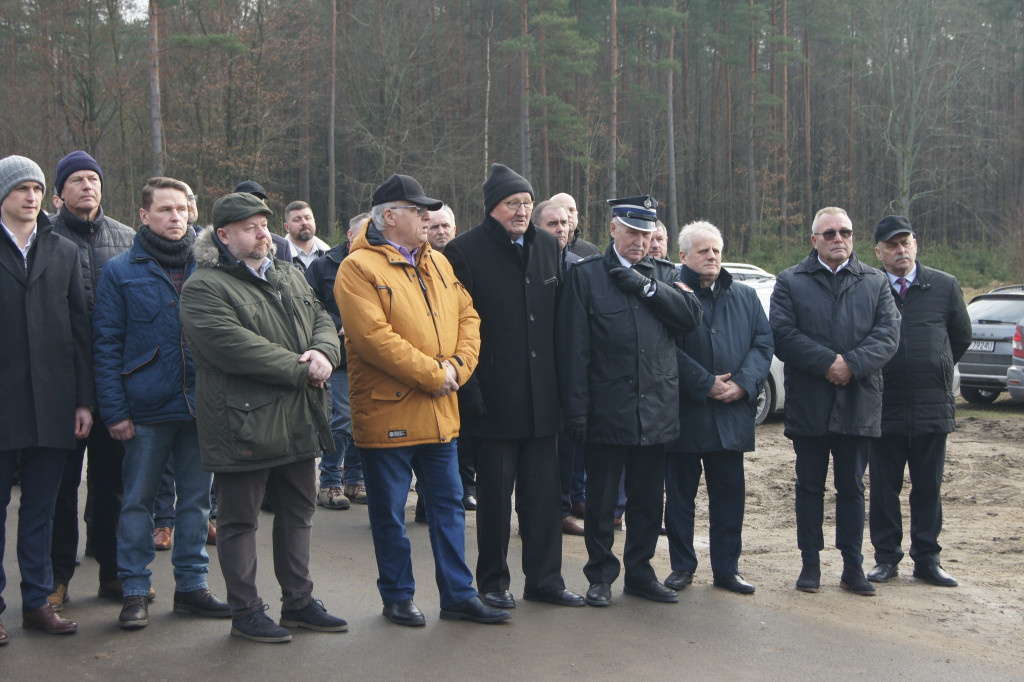 Uroczyste otwarcie inwestycji drogowych w Gmienie Łukta