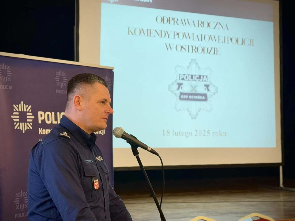 Ostródzcy policjanci podsumowali miniony rok