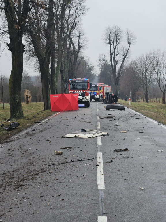 Nie żyje kierowca po uderzeniu w drzewo