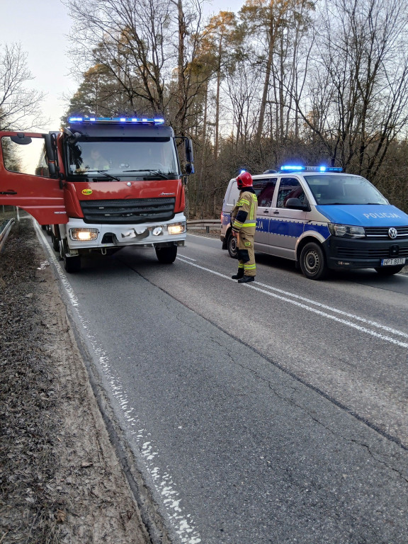 Zderzenie cysterny przewożącej mleko z osobówką