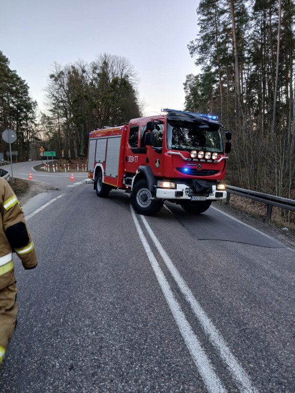 Zderzenie cysterny przewożącej mleko z osobówką