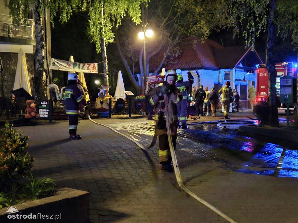 Pożar i duże straty restauracji na J. Drwęckim