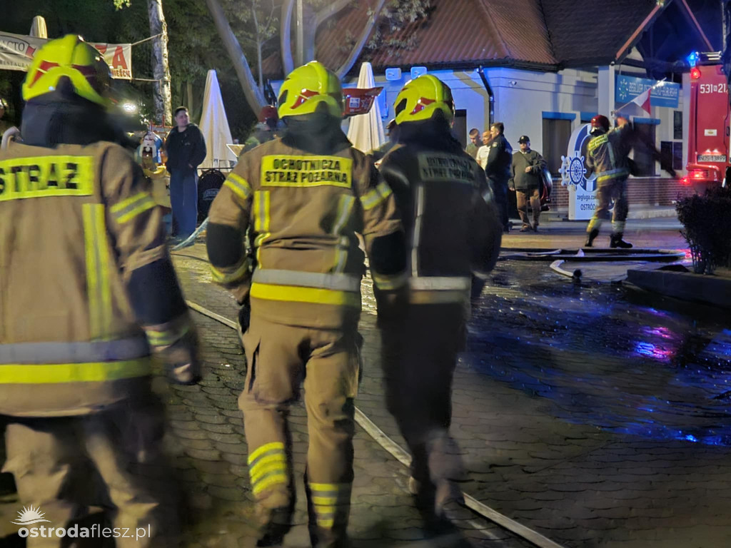 Pożar i duże straty restauracji na J. Drwęckim