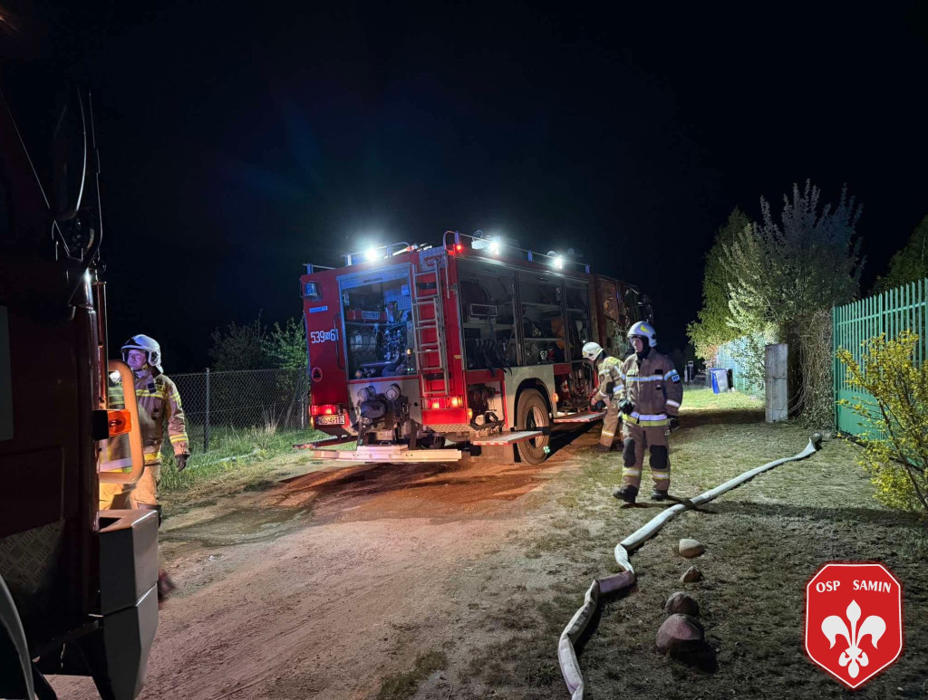 Pożar domu w miejscowości Jakubowo w Gm. Dąbrówno!