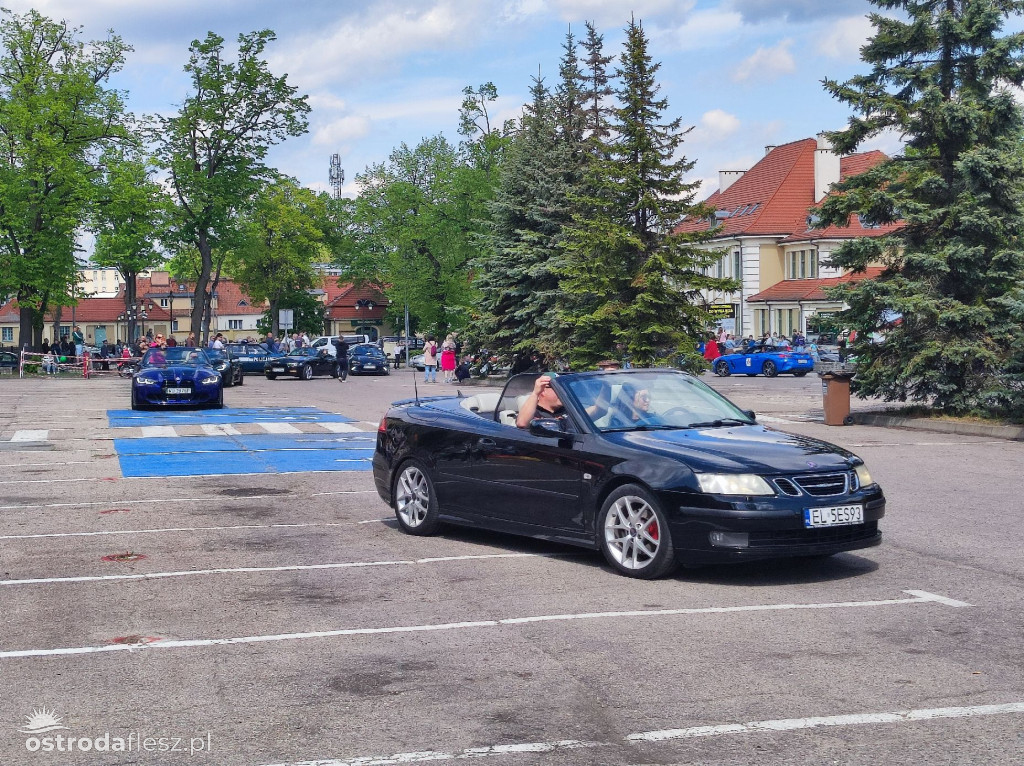 Cabriolety opanowały plac przed Starostwem w Ostródzie