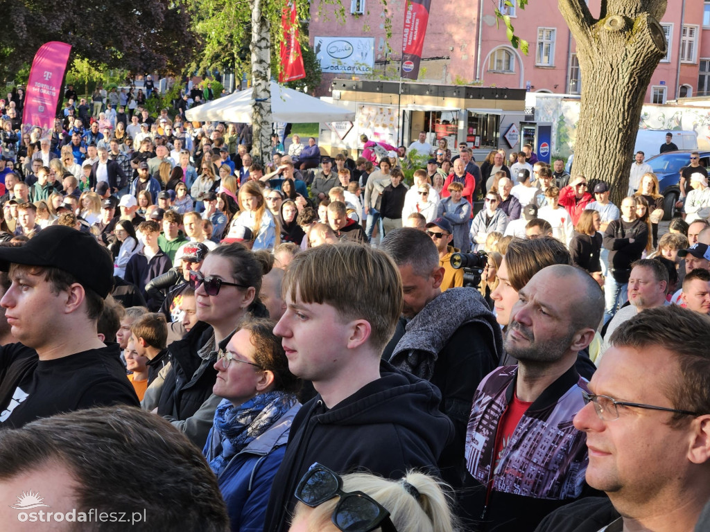 Kandydat w wyborach Sławomir Mentzen w Ostródzie