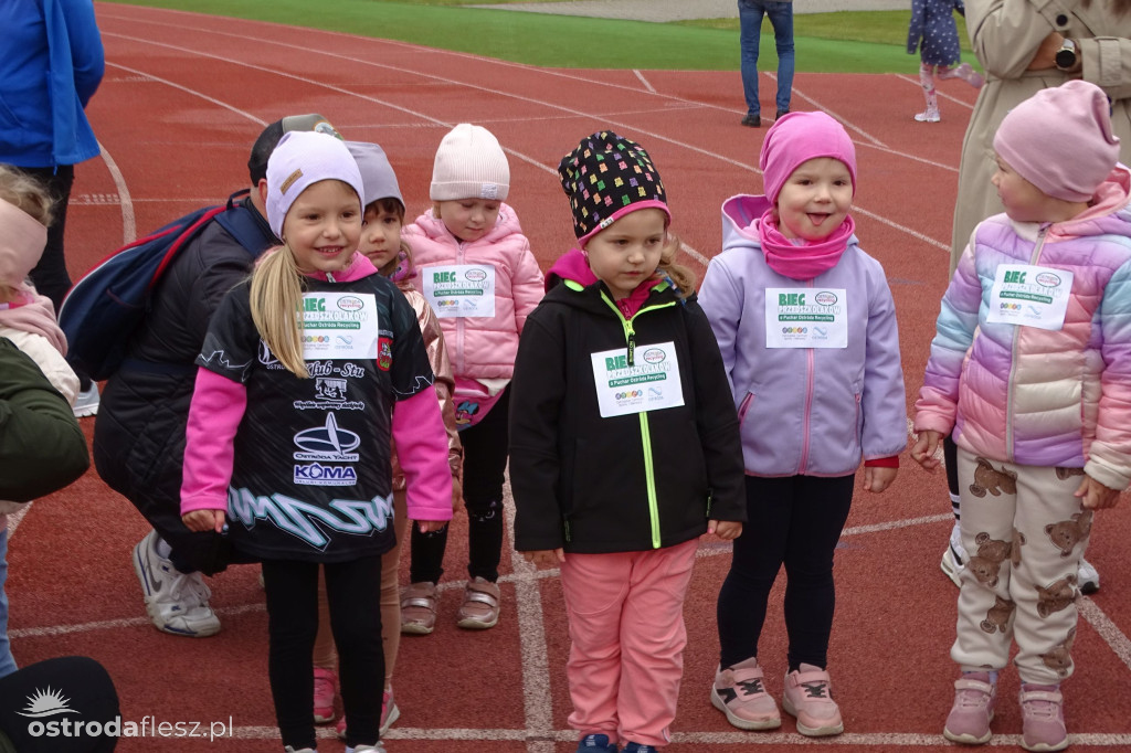 Biegi przedszkolaków podczas Ostródzkich Biegów