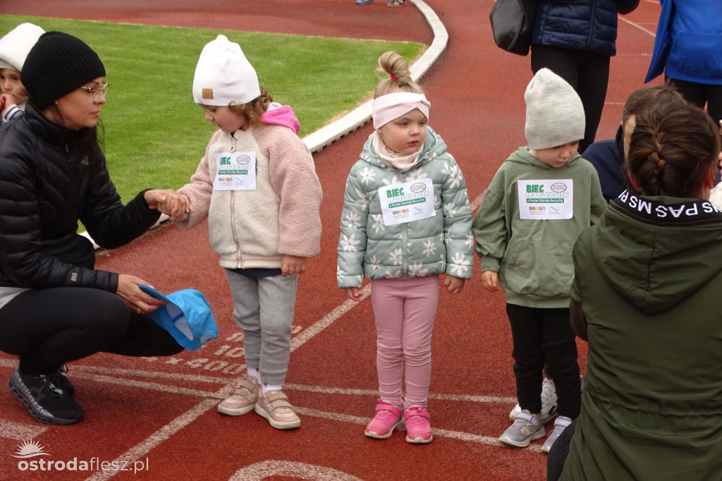 Biegi przedszkolaków podczas Ostródzkich Biegów