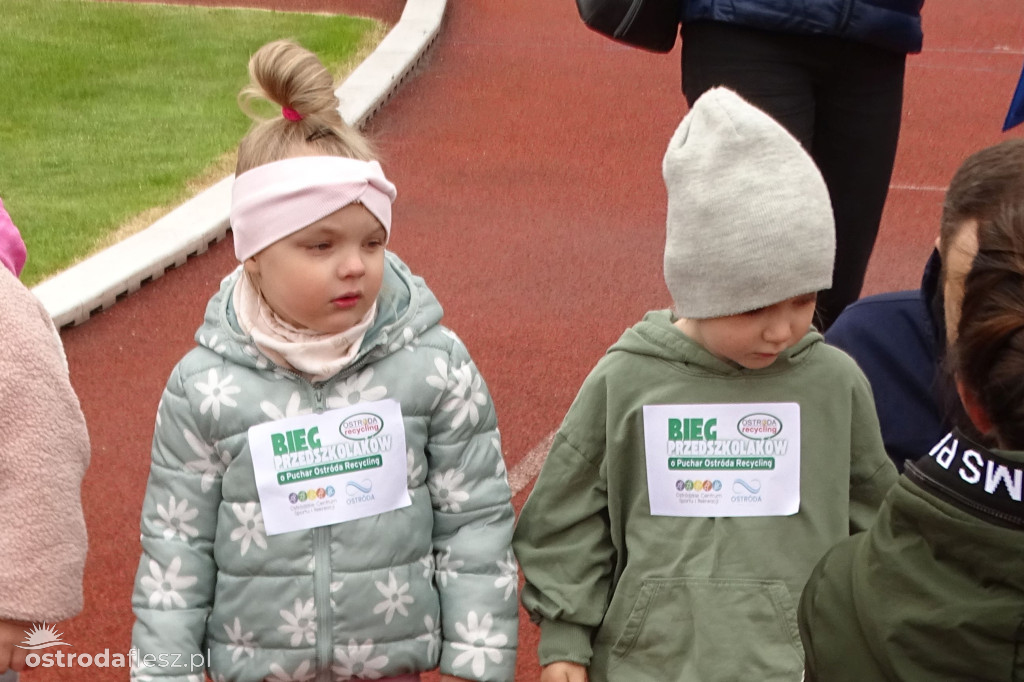 Biegi przedszkolaków podczas Ostródzkich Biegów