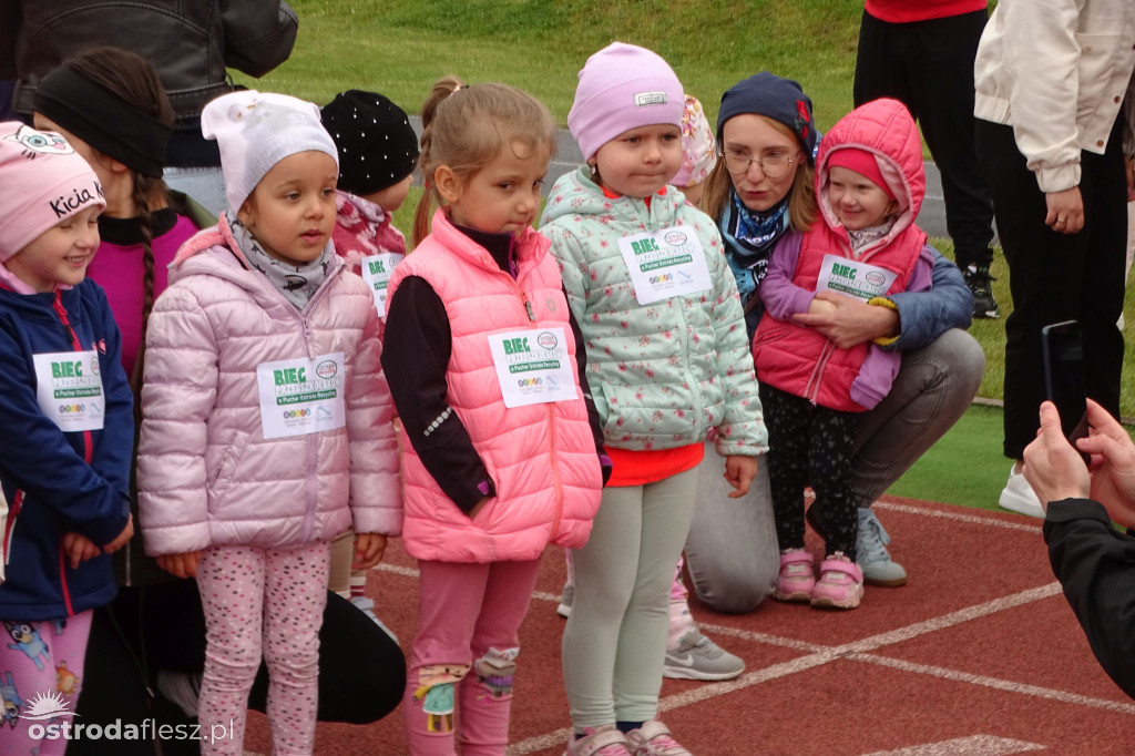 Biegi przedszkolaków podczas Ostródzkich Biegów