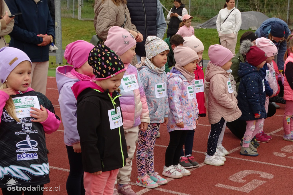 Biegi przedszkolaków podczas Ostródzkich Biegów