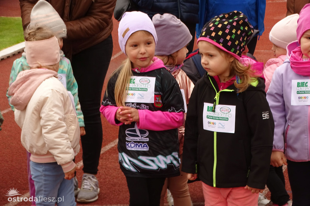 Biegi przedszkolaków podczas Ostródzkich Biegów