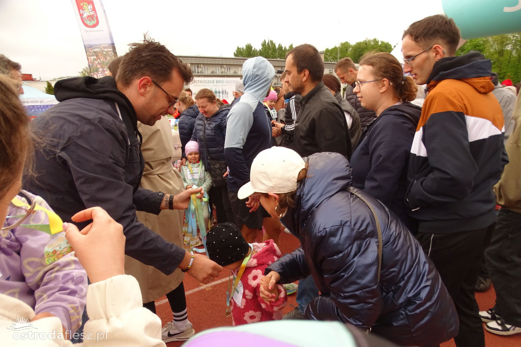 Biegi przedszkolaków podczas Ostródzkich Biegów