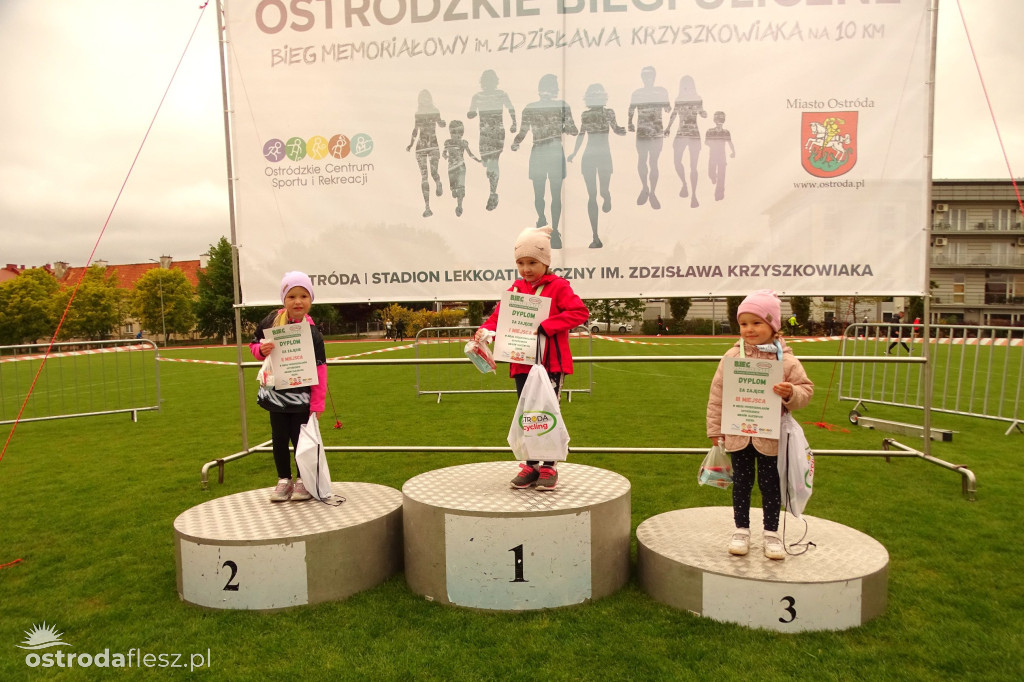 Biegi przedszkolaków podczas Ostródzkich Biegów