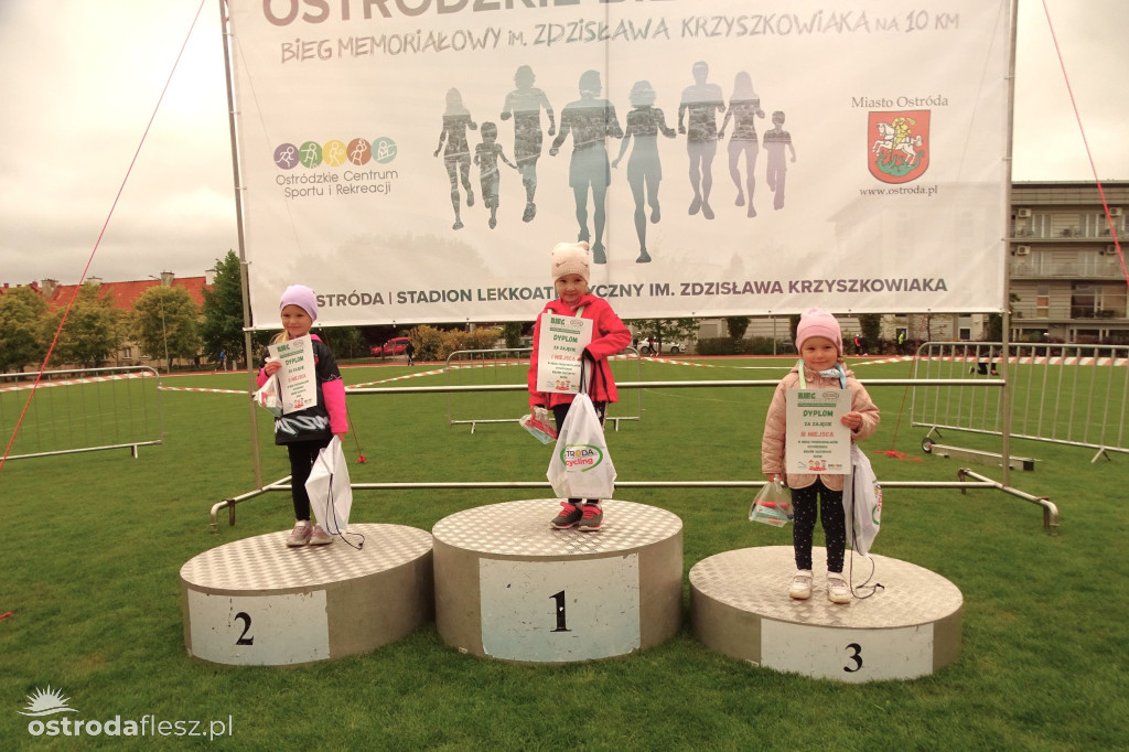 Biegi przedszkolaków podczas Ostródzkich Biegów