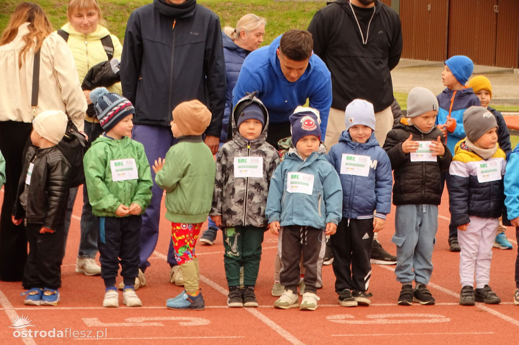 Biegi przedszkolaków podczas Ostródzkich Biegów