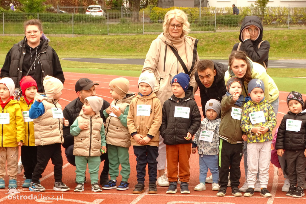 Biegi przedszkolaków podczas Ostródzkich Biegów