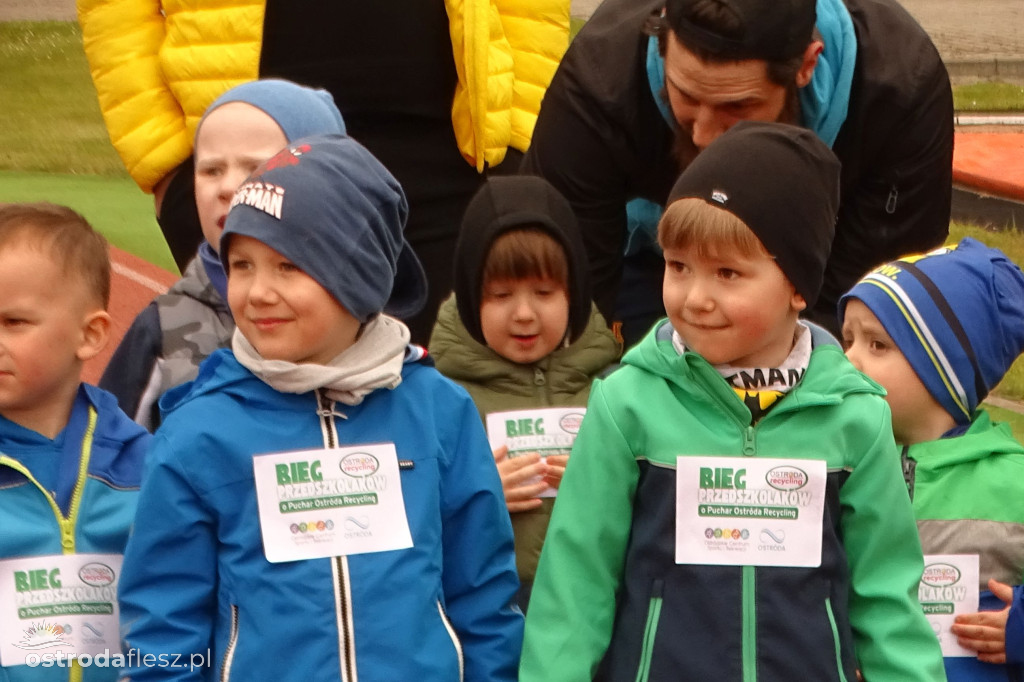 Biegi przedszkolaków podczas Ostródzkich Biegów