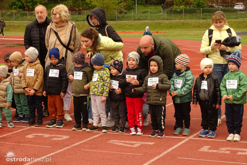 Biegi przedszkolaków podczas Ostródzkich Biegów