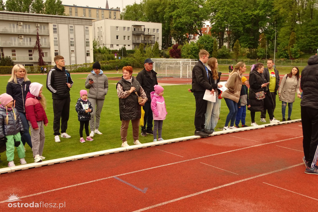 Biegi przedszkolaków podczas Ostródzkich Biegów
