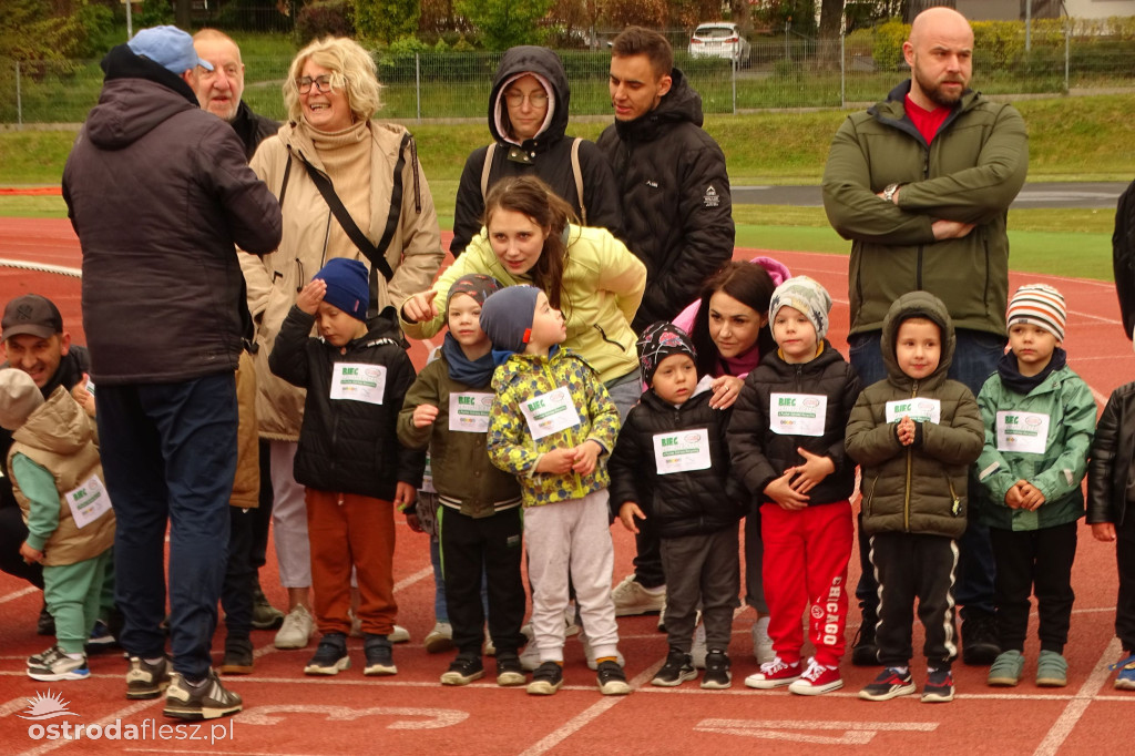 Biegi przedszkolaków podczas Ostródzkich Biegów
