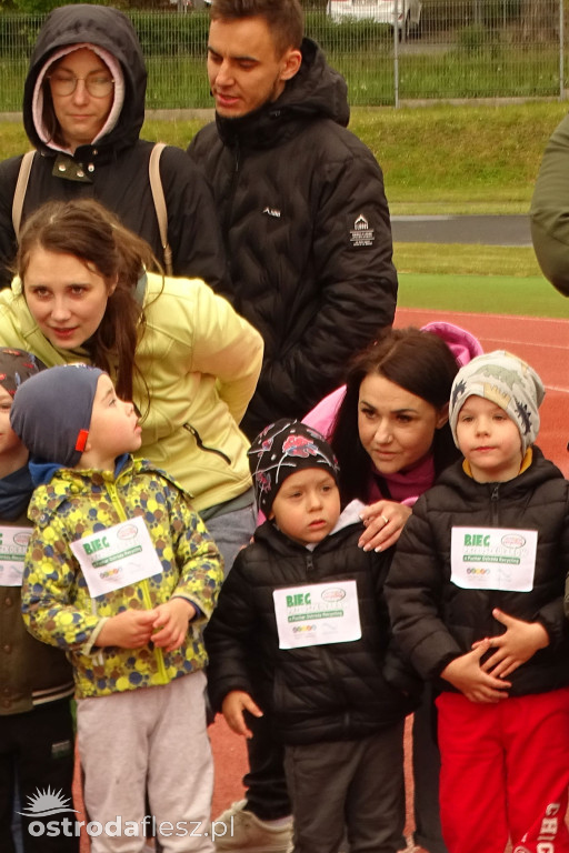 Biegi przedszkolaków podczas Ostródzkich Biegów