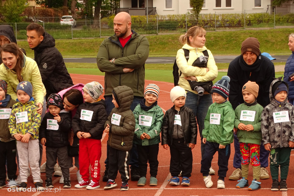 Biegi przedszkolaków podczas Ostródzkich Biegów