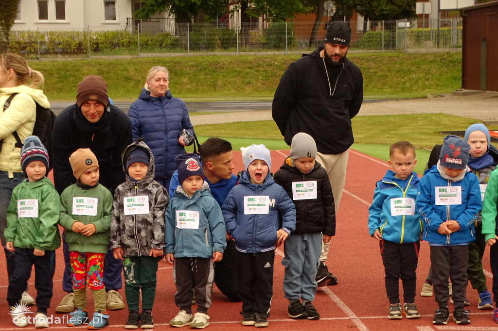Biegi przedszkolaków podczas Ostródzkich Biegów