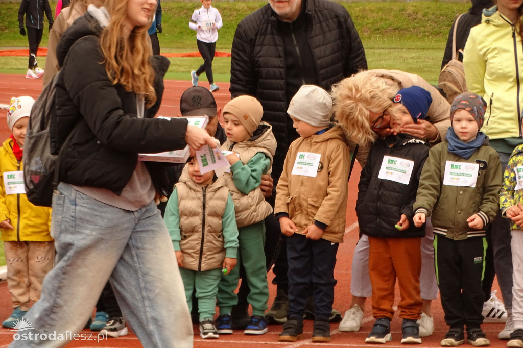 Biegi przedszkolaków podczas Ostródzkich Biegów