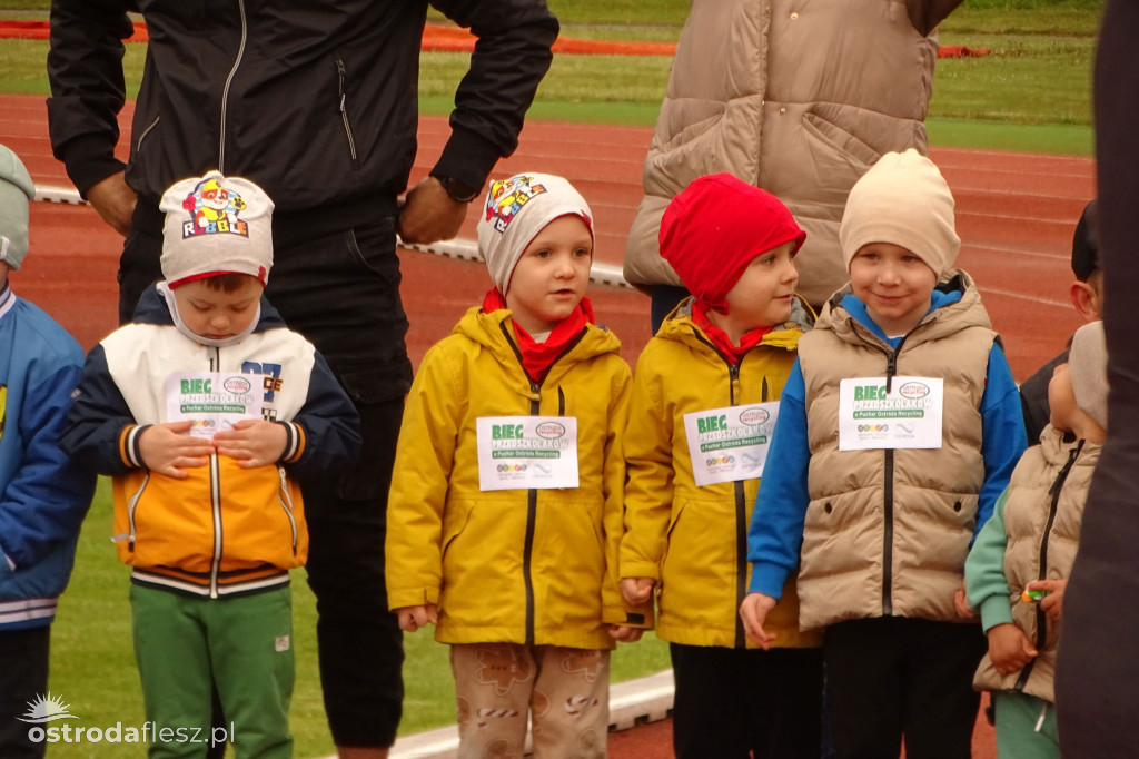 Biegi przedszkolaków podczas Ostródzkich Biegów
