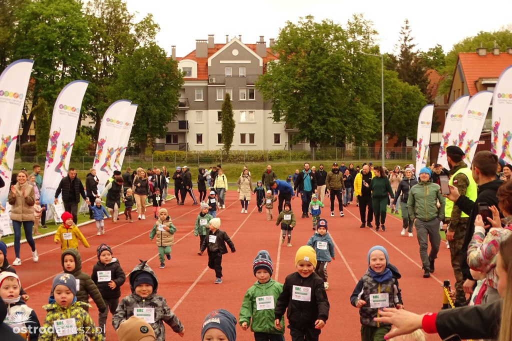 Biegi przedszkolaków podczas Ostródzkich Biegów