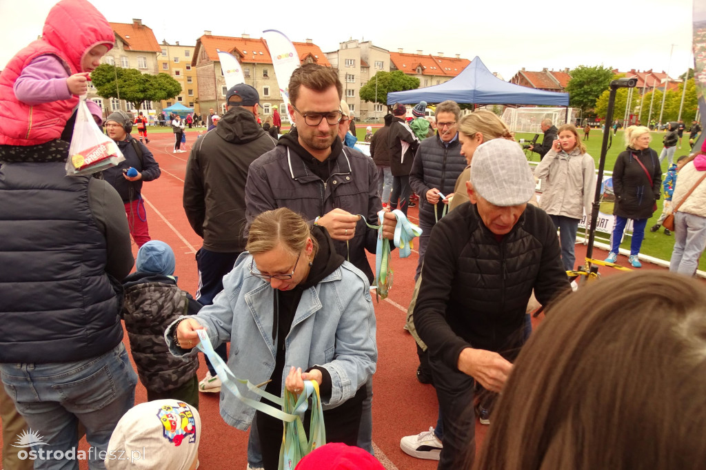 Biegi przedszkolaków podczas Ostródzkich Biegów