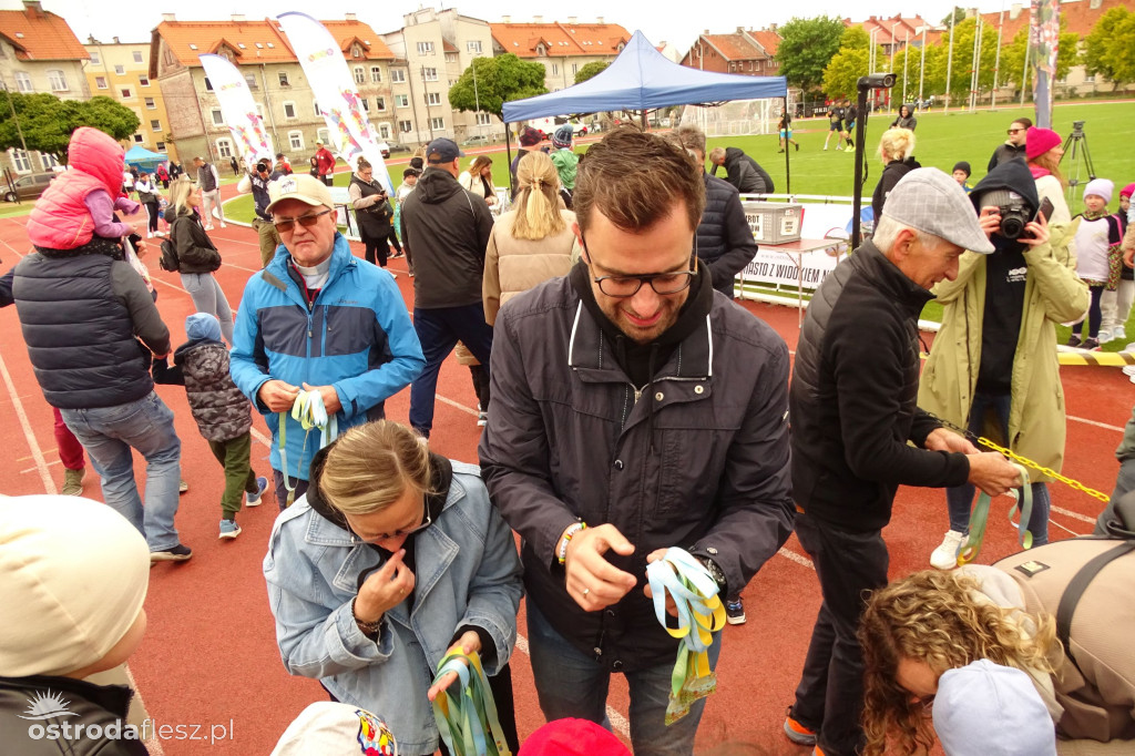 Biegi przedszkolaków podczas Ostródzkich Biegów