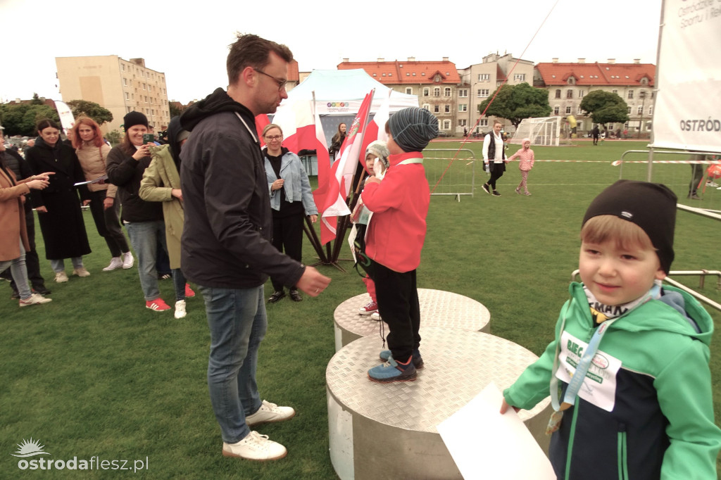 Biegi przedszkolaków podczas Ostródzkich Biegów