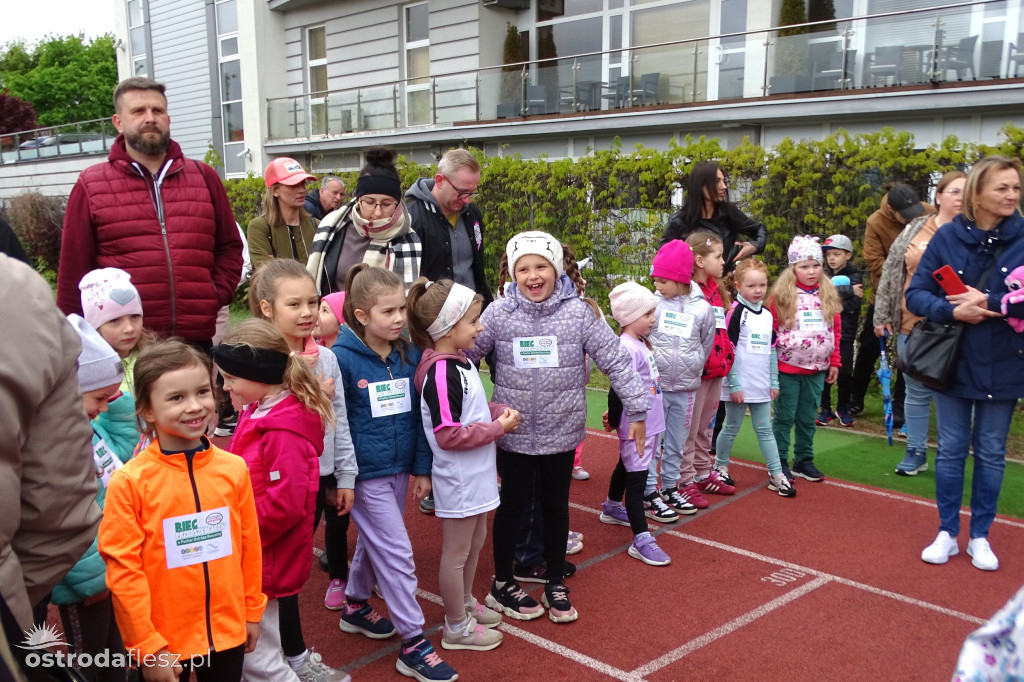 Biegi przedszkolaków podczas Ostródzkich Biegów