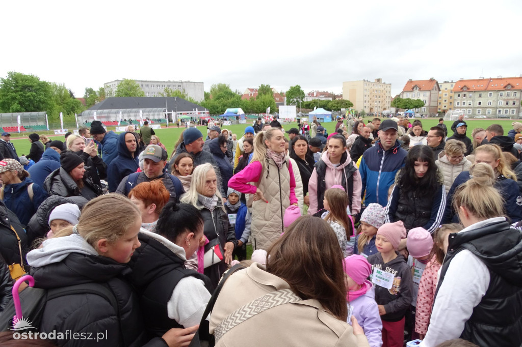 Biegi przedszkolaków podczas Ostródzkich Biegów