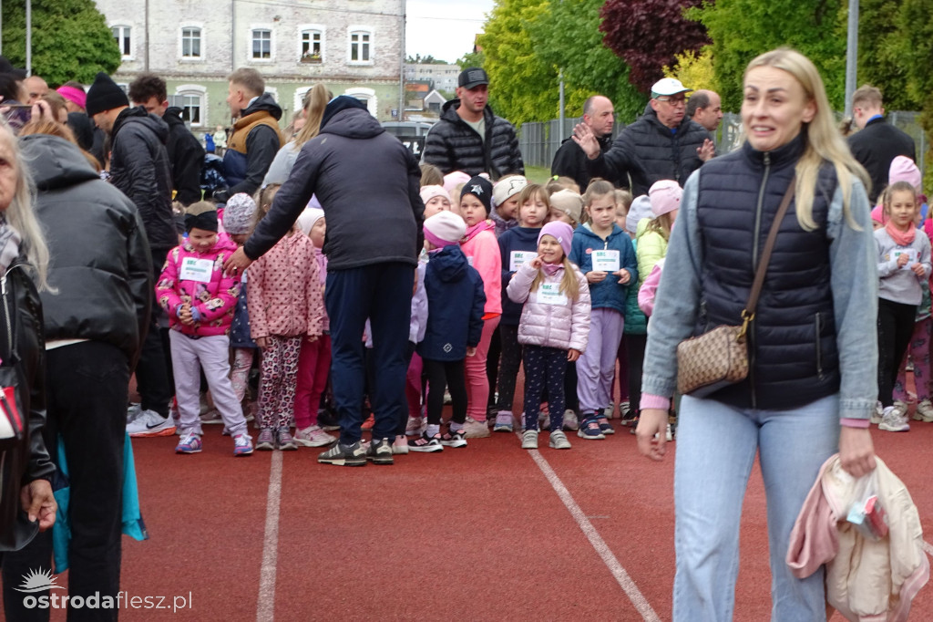 Biegi przedszkolaków podczas Ostródzkich Biegów