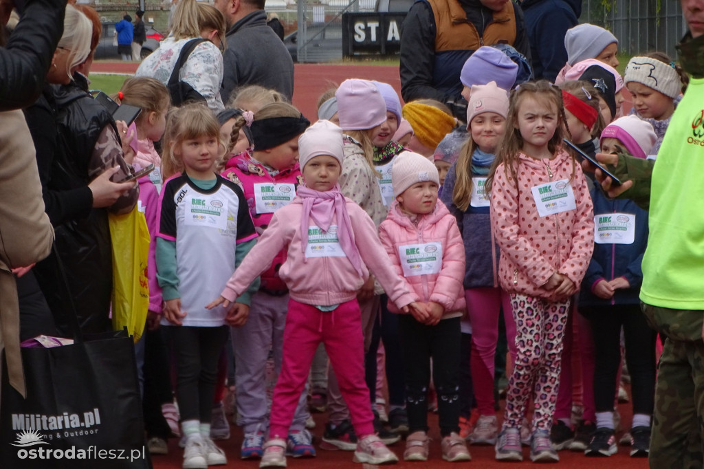 Biegi przedszkolaków podczas Ostródzkich Biegów