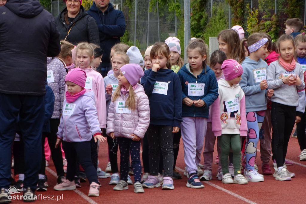 Biegi przedszkolaków podczas Ostródzkich Biegów