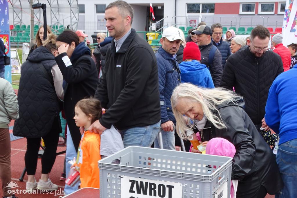 Biegi przedszkolaków podczas Ostródzkich Biegów