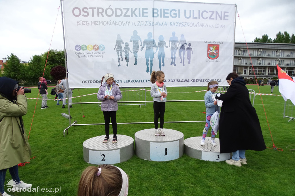 Biegi przedszkolaków podczas Ostródzkich Biegów