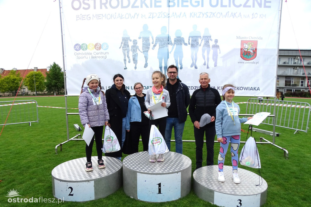 Biegi przedszkolaków podczas Ostródzkich Biegów