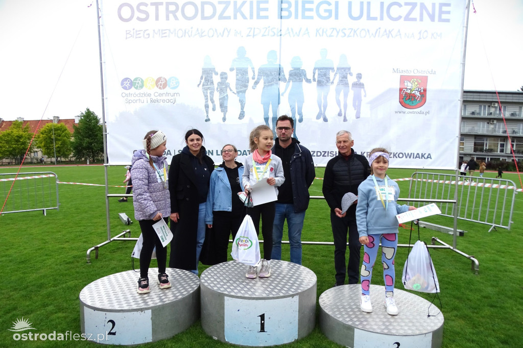 Biegi przedszkolaków podczas Ostródzkich Biegów