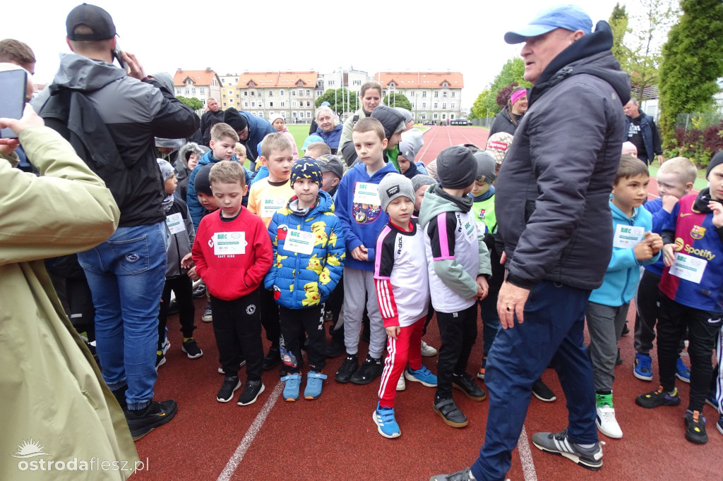 Biegi przedszkolaków podczas Ostródzkich Biegów