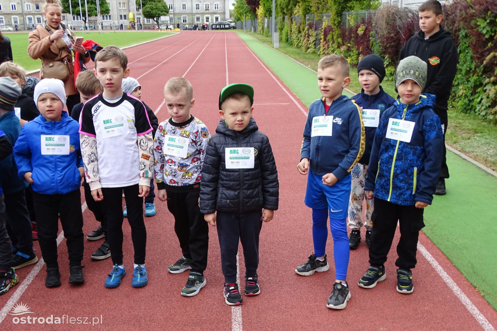 Biegi przedszkolaków podczas Ostródzkich Biegów